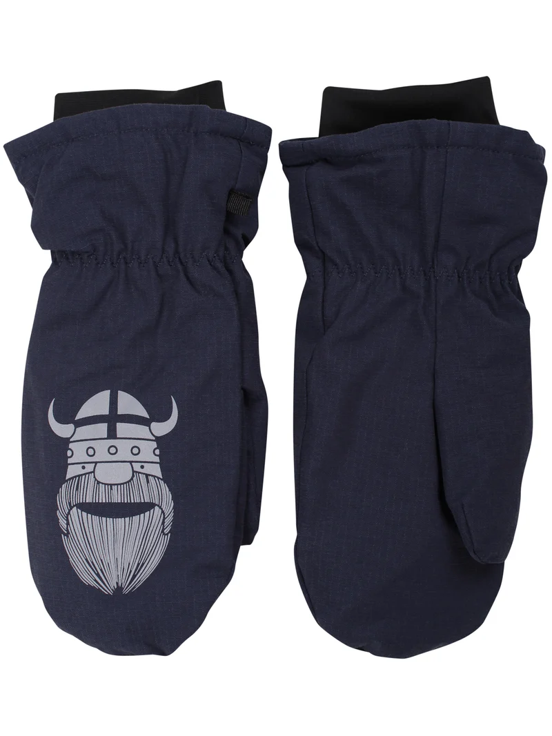 Danesnowball Ribstop Mittens Dk Navy ERIK (REFLECTIVE)