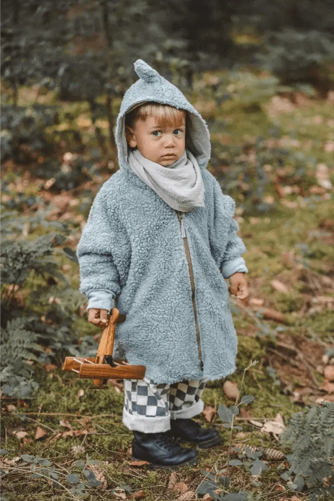 Teddyfelljacke Drolliger Dino Kinder