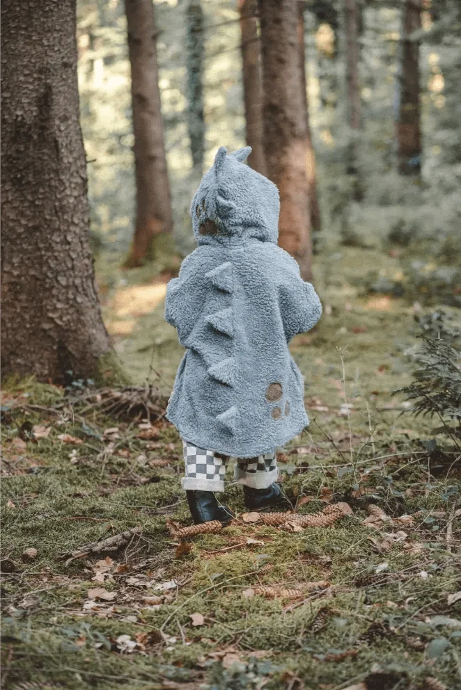 Teddyfelljacke Drolliger Dino Kinder