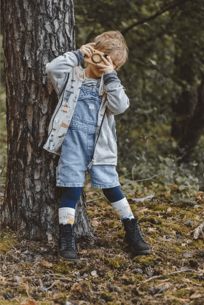 Sweatjacke Kletterkind Grau Moin