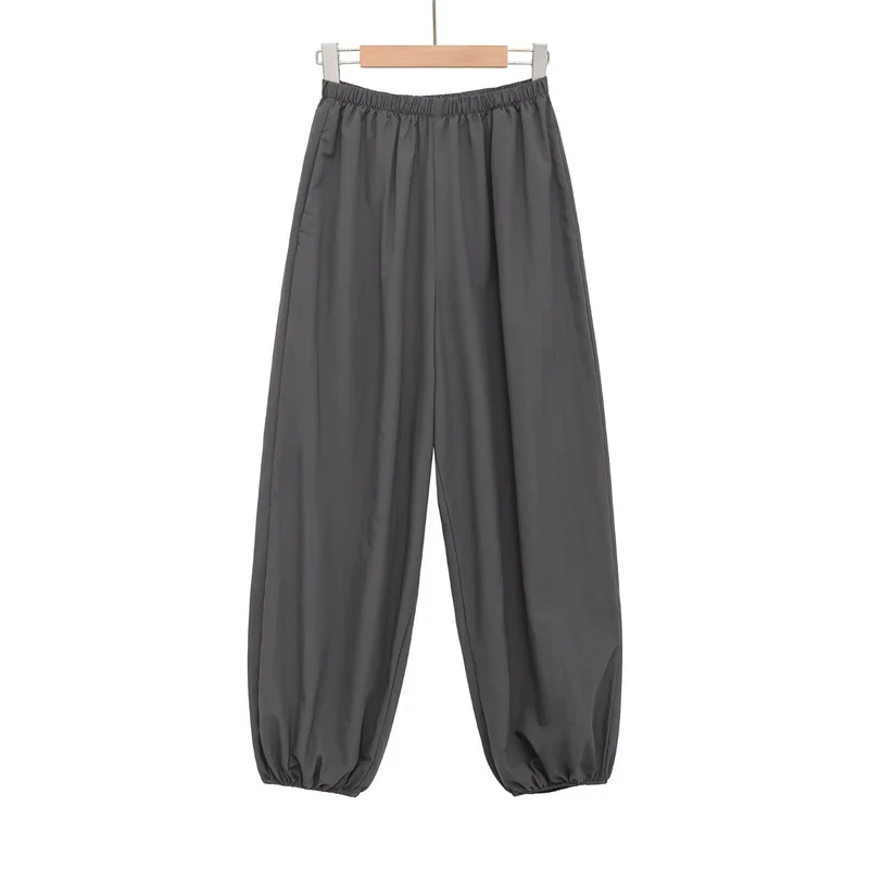 Damen Leichtgewichtige Ballonhose mit elastischem Bund und Kordelabschluss Drune