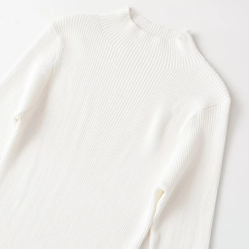 Damen Figurumschmeichelndes Rippstrickkleid mit Trompetenärmeln Drune