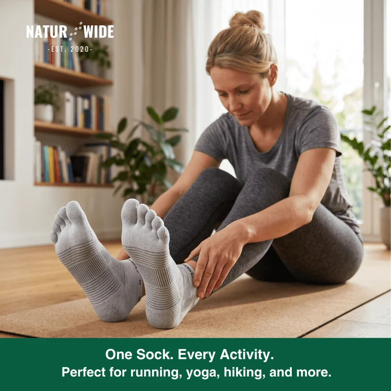 Split-Toe Sports Socks – Quick-Dry Running & Cycling
