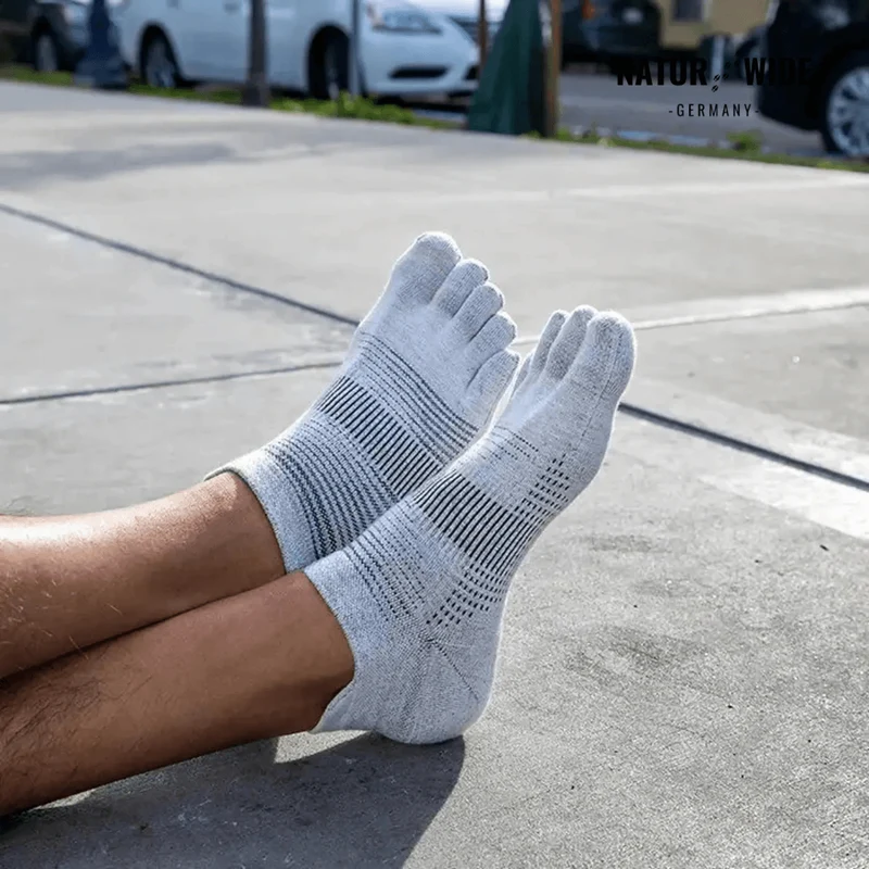 Fünf-Zehen-Sportsocken – Schnelltrocknend für Laufen & Radfahren