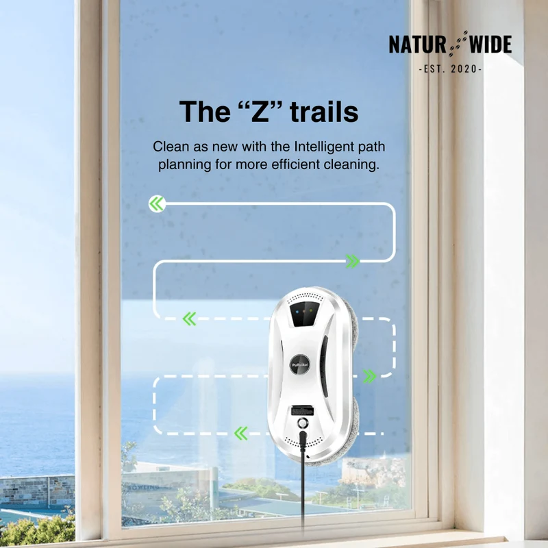 Ultra Thin Window Cleaning Robot with Remote Control
