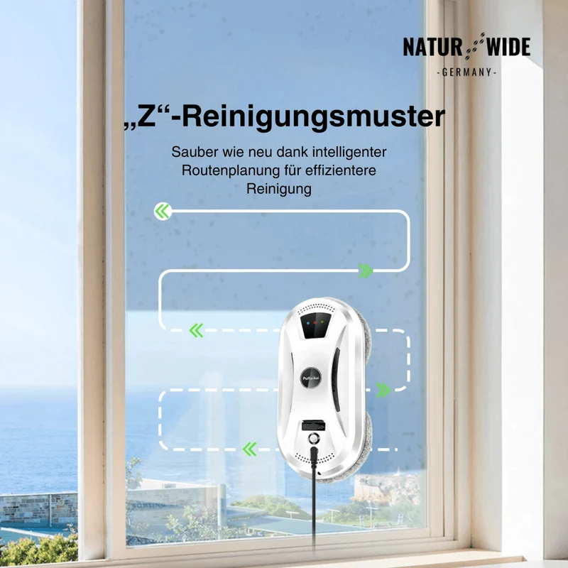 Ultradünner Fensterreinigungsroboter mit Fernbedienung