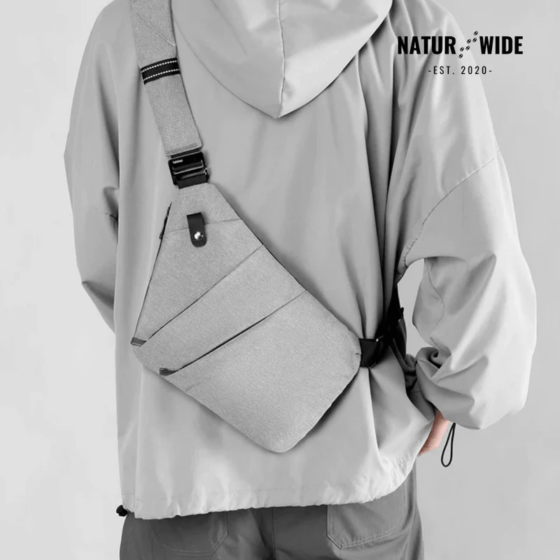 Anti-Theft Sling Bag – Unisex Travel Crossbody Bag in Nylon