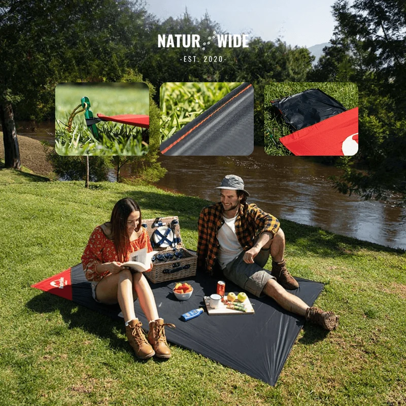 Waterproof Pocket Picnic Blanket – Lightweight Sand-Free Beach Mat