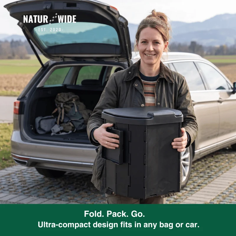 Portable Folding Toilet – Collapsible Camp Toilet for Adults