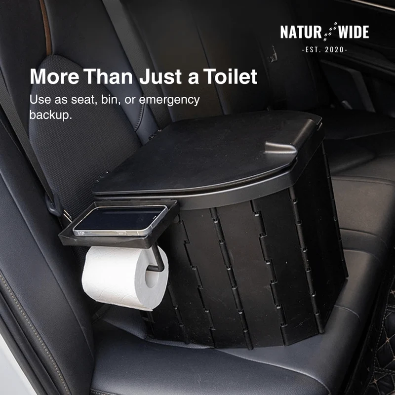Portable Folding Toilet – Collapsible Camp Toilet for Adults