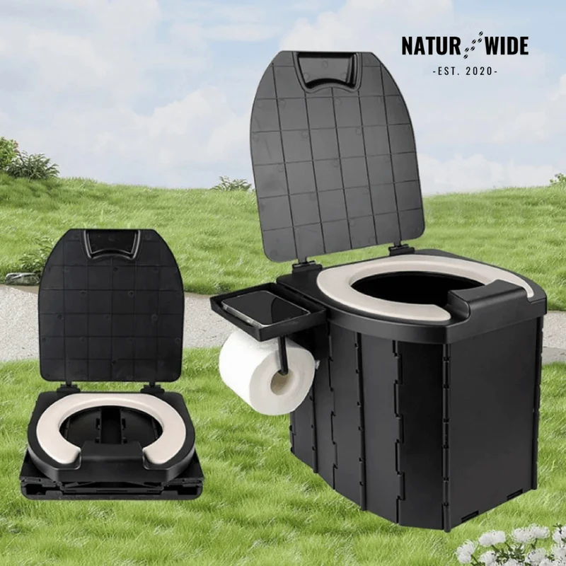 Portable Folding Toilet – Collapsible Camp Toilet for Adults