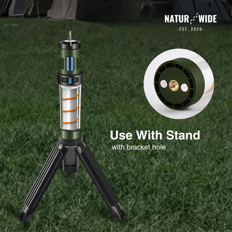 5-in-1 Camping Lamp – LED Flashlight & Mosquito Repellent Light