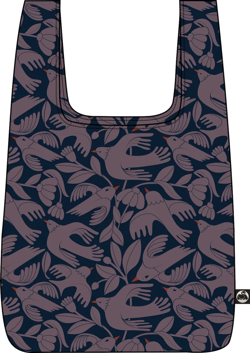 Danepackit Rain Bag Dark Navy/Grey Plum BIRDIEUP