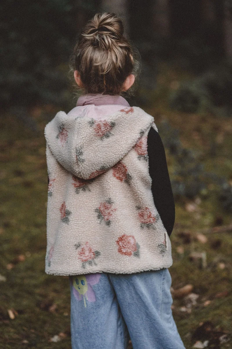 Teddyweste Kinder Rose
