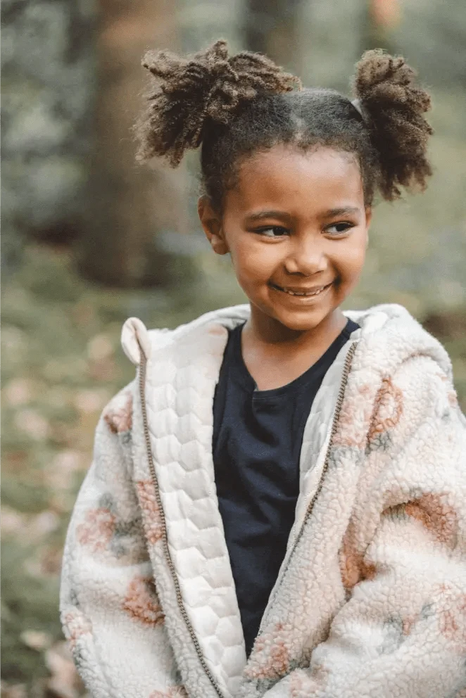 Teddyjacke / Wendejacke Kinder Rose