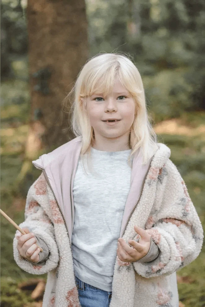 Teddyjacke Kinder Rose