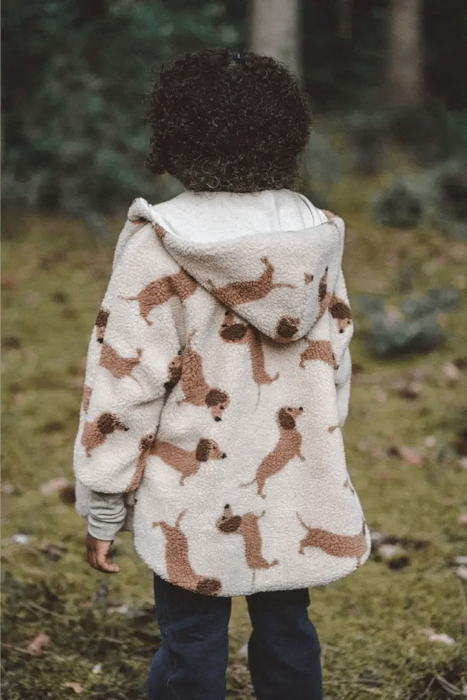 Teddyjacke Kinder Dackel
