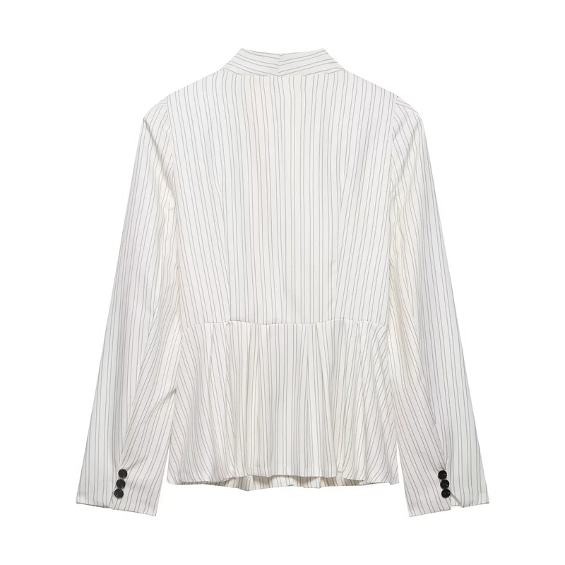 Damen Taillierter Blazer mit Schalkragen, feinen Nadelstreifen und Taillenbetonung Drune