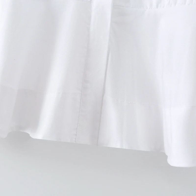 Damen Taillierte Popelinbluse mit Brustabnähern und verdeckter Knopfleiste Drune