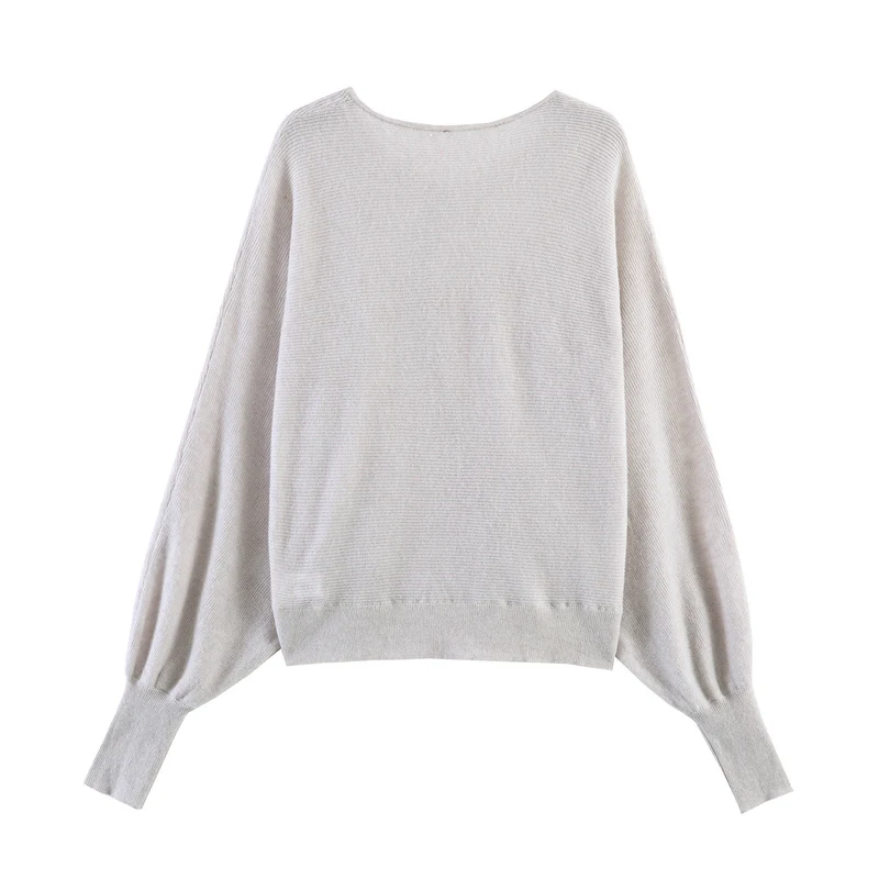 Damen Oversized-Feinstrick-Cardigan mit asymmetrischer Knopfleiste und Fledermausärmeln Drune