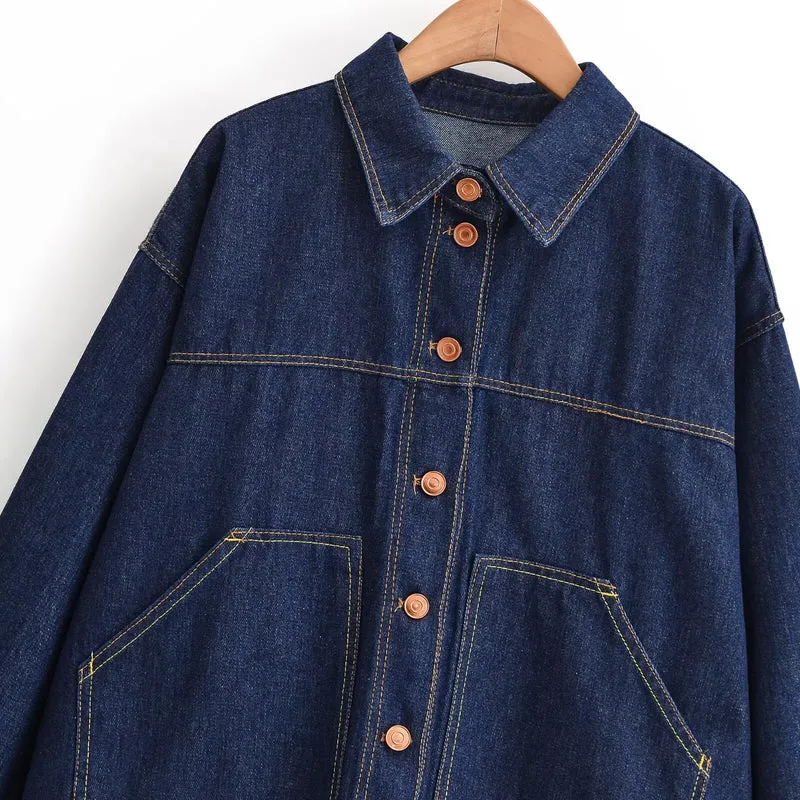 Damen Oversize-Denimjacke im Worker‑Look Drune