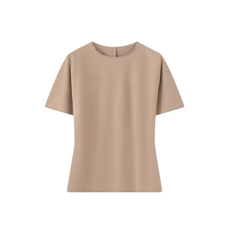 Damen Weite Satinhose mit hoher Taille und fließender Wide‑Leg‑Silhouette Drune