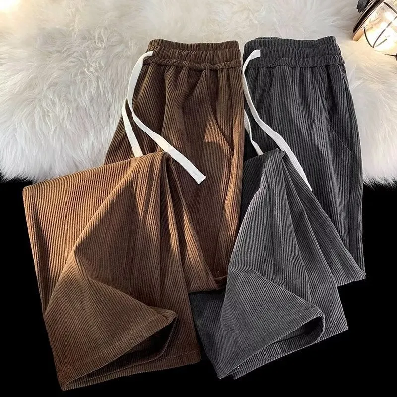 Damen Bequeme Cord-Hose Drune