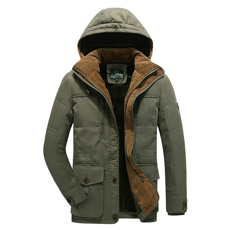 Herren Wetterfeste Outdoor-Jacke mit wärmeisolierender Fütterung Drune