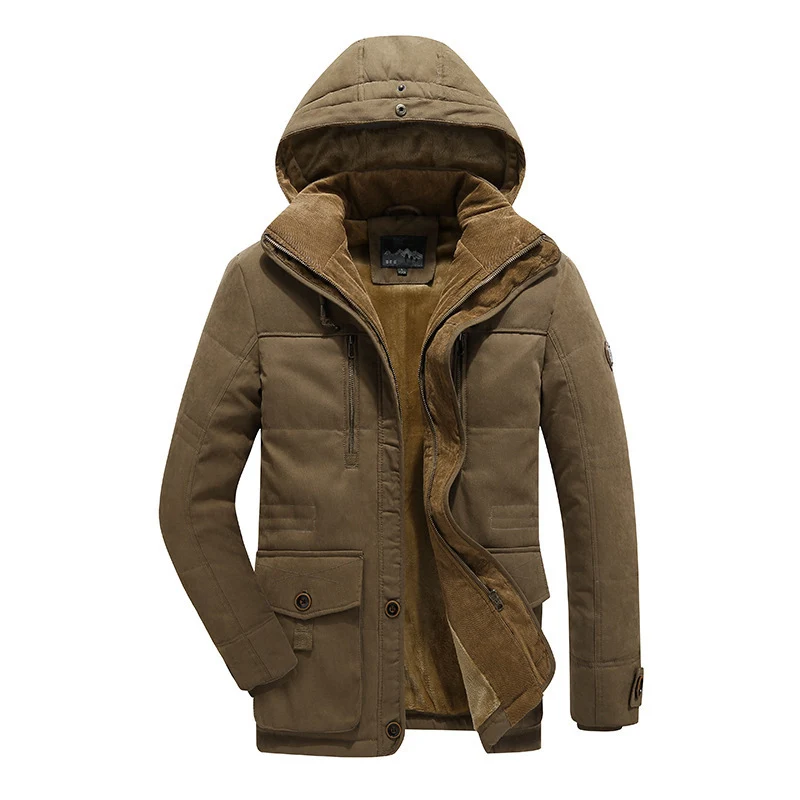 Herren Wetterfeste Outdoor-Jacke mit wärmeisolierender Fütterung Drune