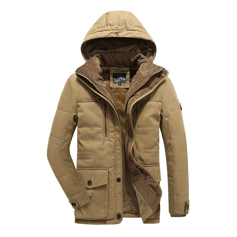 Herren Wetterfeste Outdoor-Jacke mit wärmeisolierender Fütterung Drune