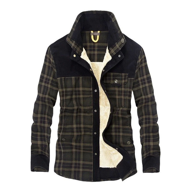 Herren Wärmende und Stilvolle Flanelljacke Drune