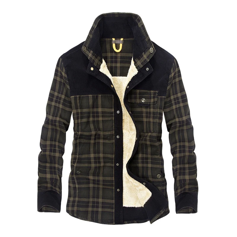 Herren Wärmende und Stilvolle Flanelljacke Drune