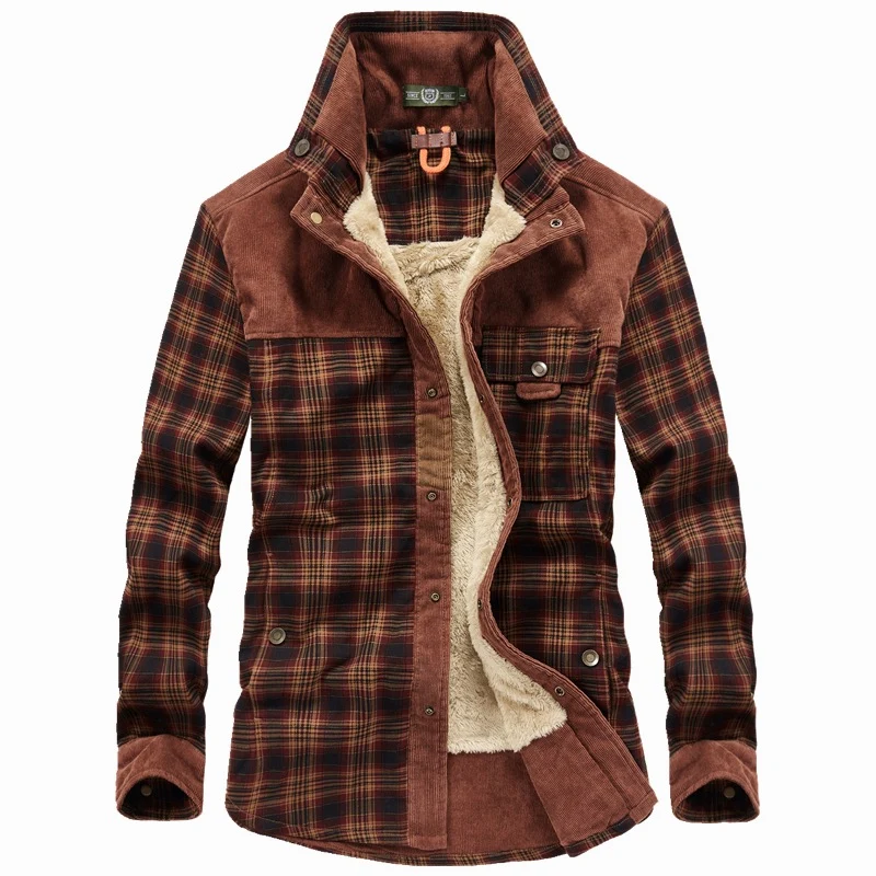 Herren Wärmeisolierte Flanelljacke Drune