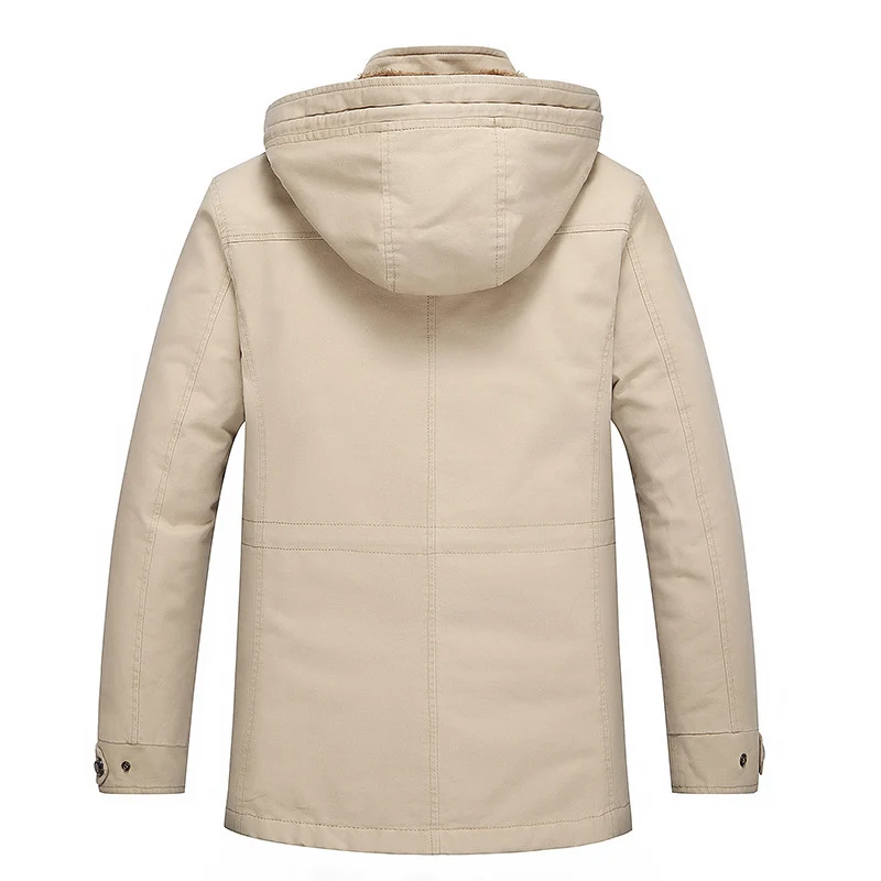 Herren warme winterliche Outdoor Jacke Drune