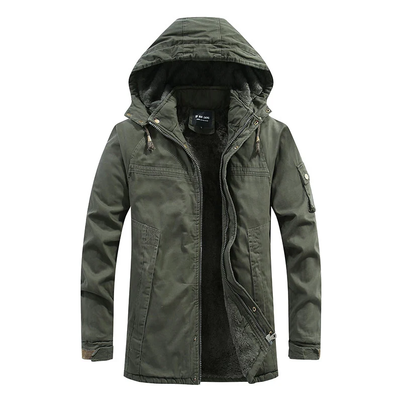 Herren warme und strapazierfähige Outdoor-Jacke Drune