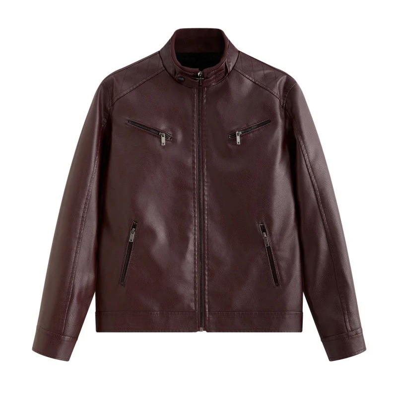 Herren Stilvolle Motorradjacke Drune