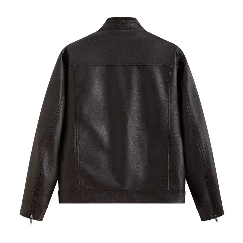 Herren Stilvolle Motorradjacke Drune