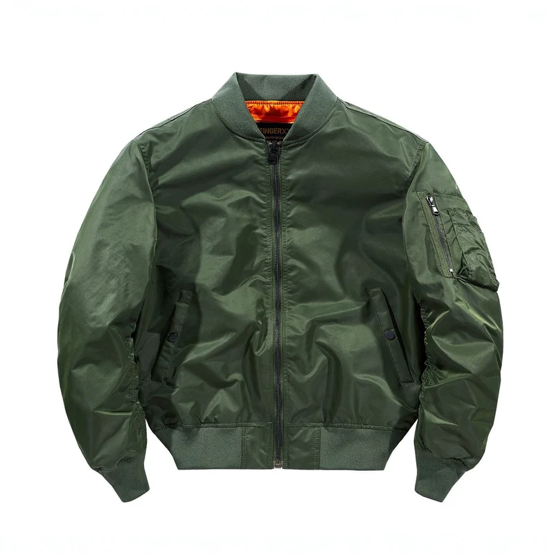 Herren Sportliche und modische Bomberjacke Drune