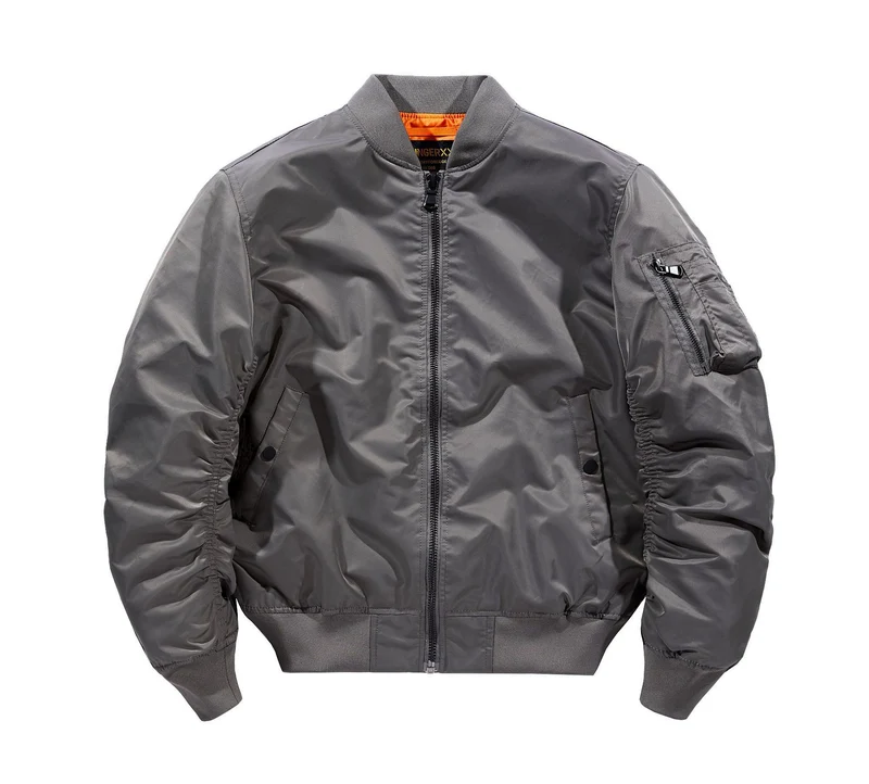Herren Sportliche und modische Bomberjacke Drune