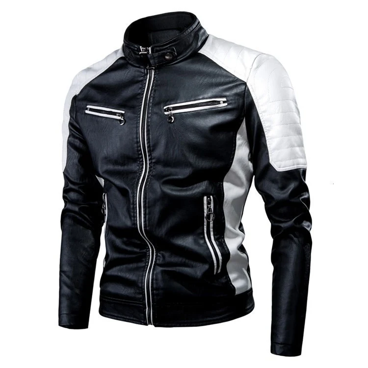 Herren Sportliche Bikerjacke Drune