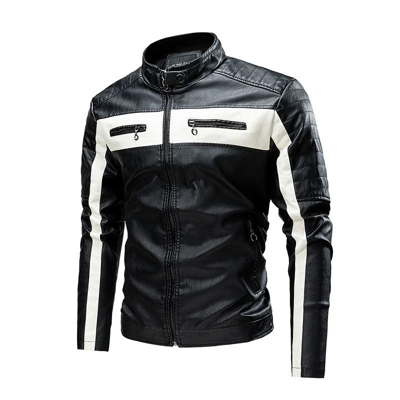 Herren Sportliche Bikerjacke Drune