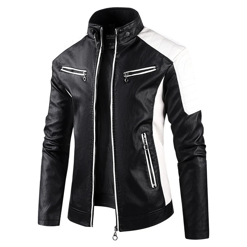Herren Sportliche Bikerjacke Drune