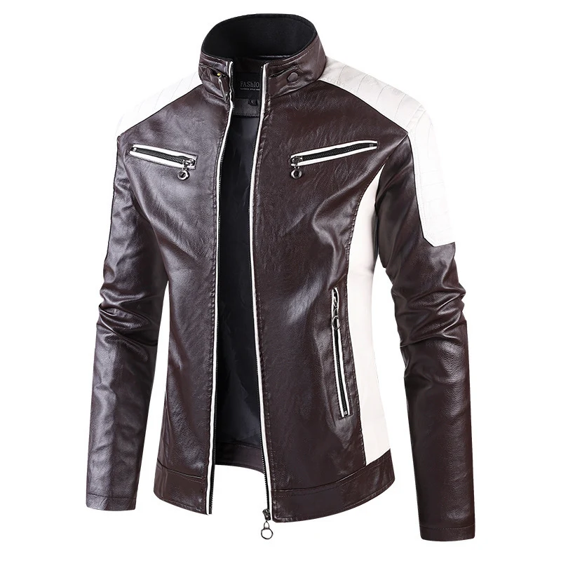 Herren Sportliche Bikerjacke Drune