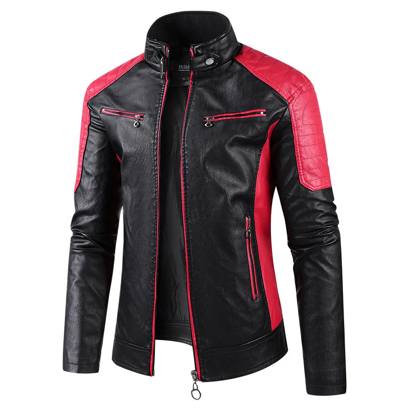 Herren Sportliche Bikerjacke Drune