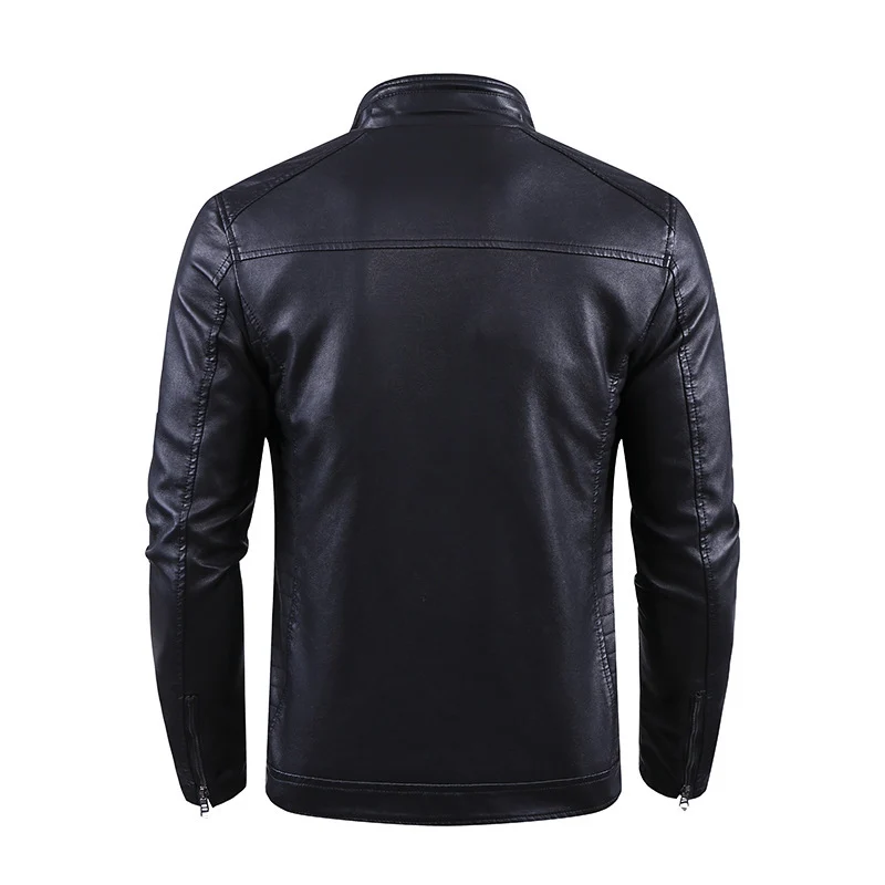 Herren Smarte Lederjacke Drune