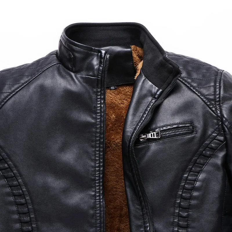 Herren Smarte Lederjacke Drune