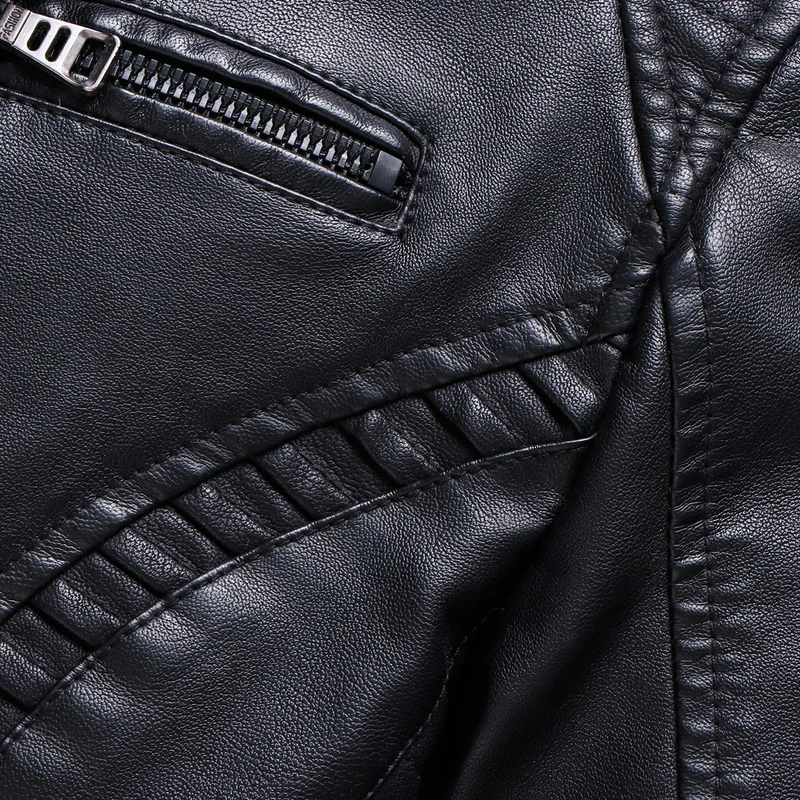 Herren Smarte Lederjacke Drune