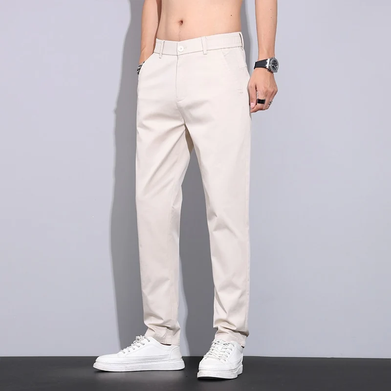 Herren Bequeme und elegante Chino-Hose Drune