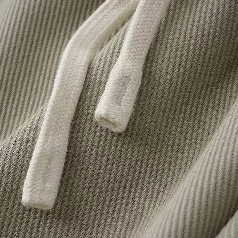 Herren Bequeme Freizeithose mit elastischem Bund und Seitentaschen Drune
