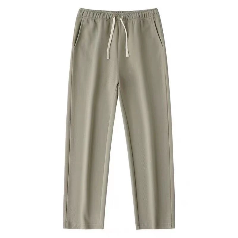 Herren Bequeme Freizeithose mit elastischem Bund und Seitentaschen Drune